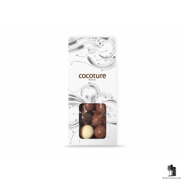 Hasseln�dde miks med chokoladeovertr�k 100g.