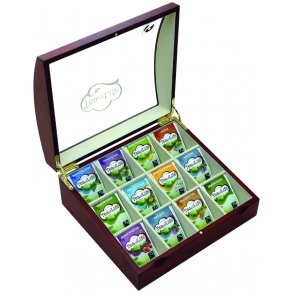 Tea of life. Tr�boks med vindue 12 rum